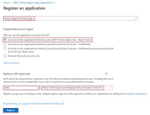 Set Up Microsoft Identity Provider Authentication Power Pages