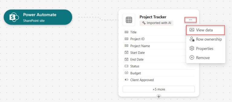 How to Create Dataverse Table From SharePoint List