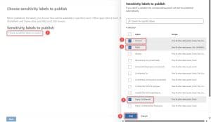 Publish Sensitivity Labels in Microsoft 365