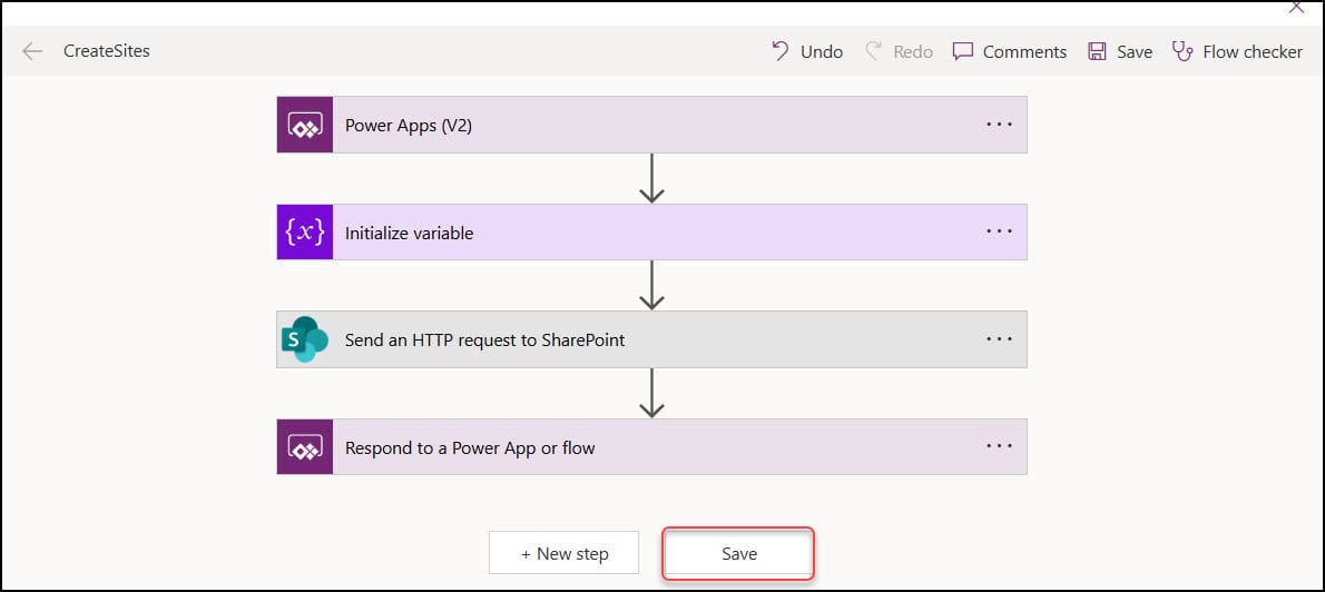 Create a SharePoint Site Using Power Apps & Power Automate