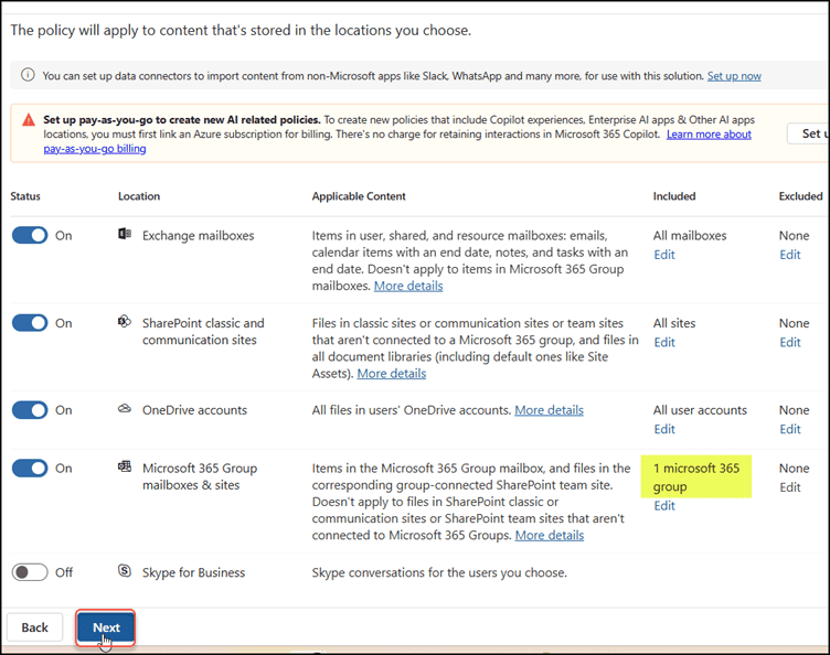 Create Site Retention Policy SharePoint