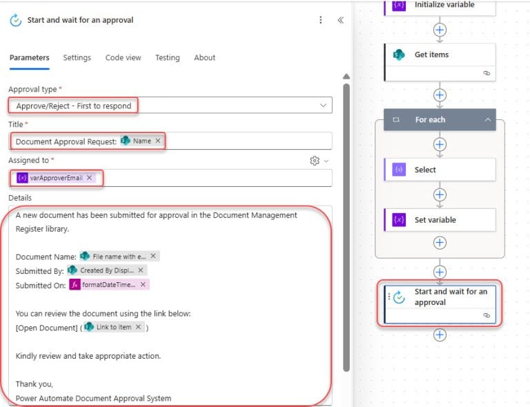 Set Multiple Approvers in Power Automate