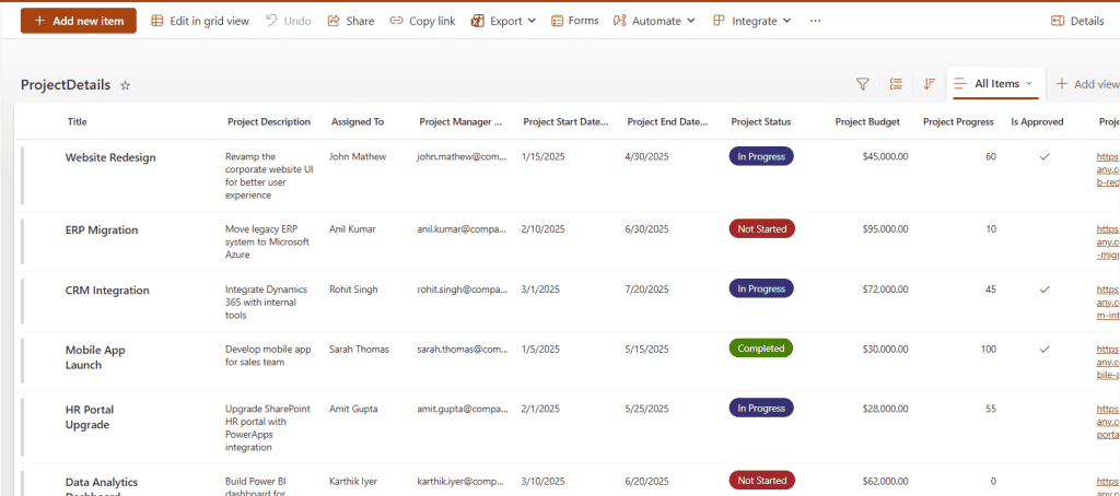 add excel data to sharepoint list using powershell script