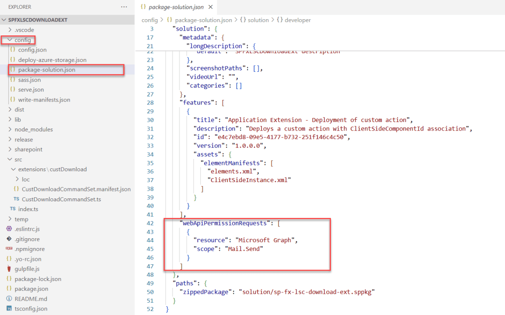add new functionality to sharepoint library command bar buttons using SPFx