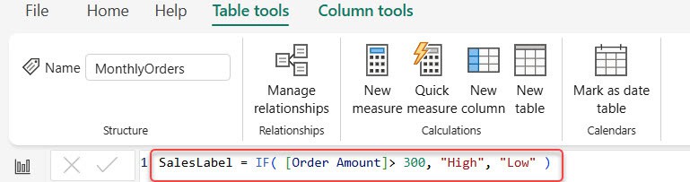Add a Fixed Value With Conditional Logic in Power BI