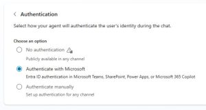 Set Up Manual Authentication in Microsoft Copilot Studio