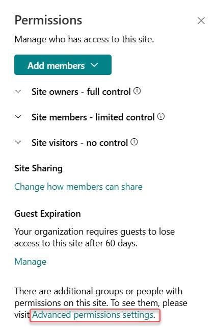 Error message You do not have permission to view the membership of the group shown in SharePoint site Error message You do not have permission to view the membership of the group shown in SharePoint site
