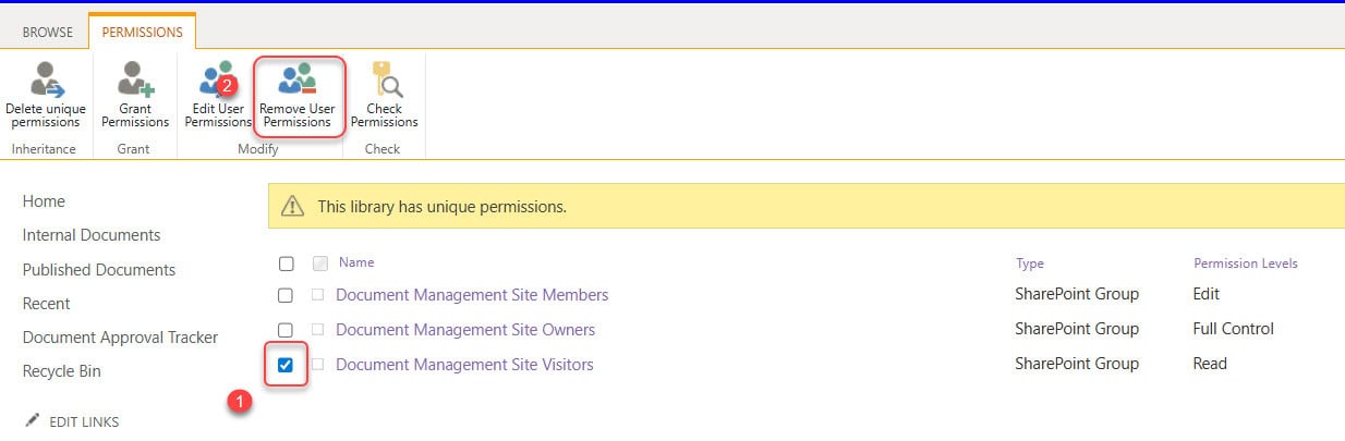 Restrict User Access to Specific Libraries in SharePoint
