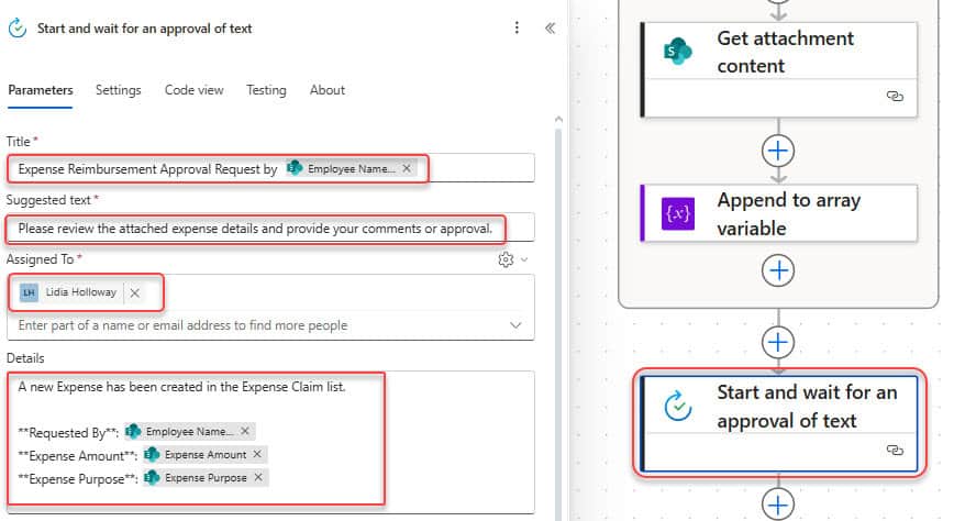 How to use NEW Approval of Text action in Power Automate