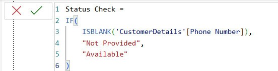 Power BI Add Column If Column Is Null