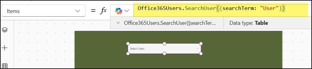 Search Multiple Users in Power AppsSearch Multiple Users in Power Apps