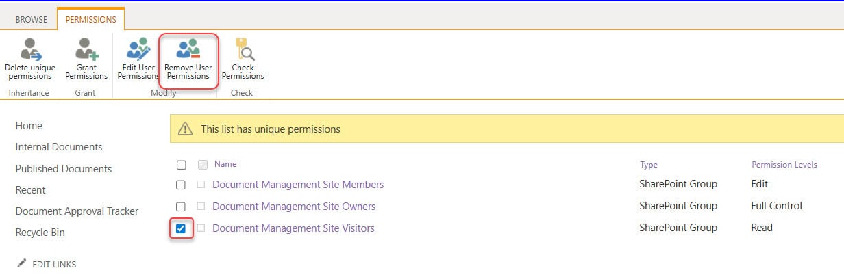 Restrict User Access to Specific Libraries in SharePoint