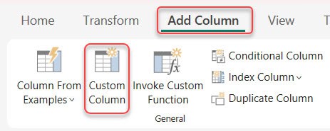 power bi add custom column if statement