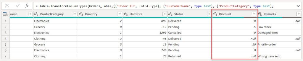 power query new column if statement