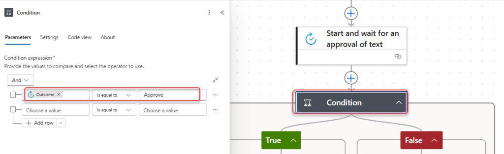 wait for an approval of text Power Automate 