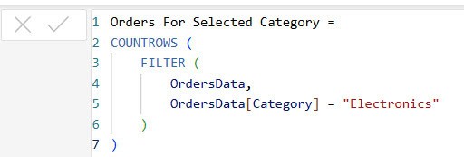 Customers Grouped by Count of Their Orders in Power BI