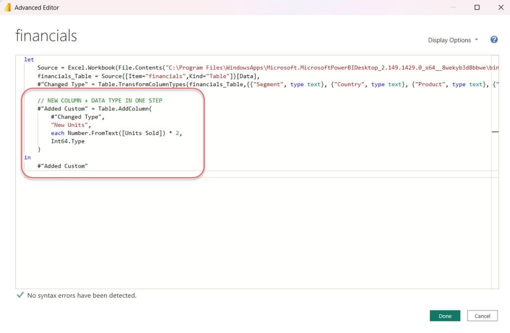 How to Add a New Column AND Set Its Data Type in One Step
