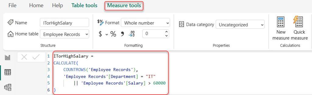 Multiple Filters with OR Condition in Power BI