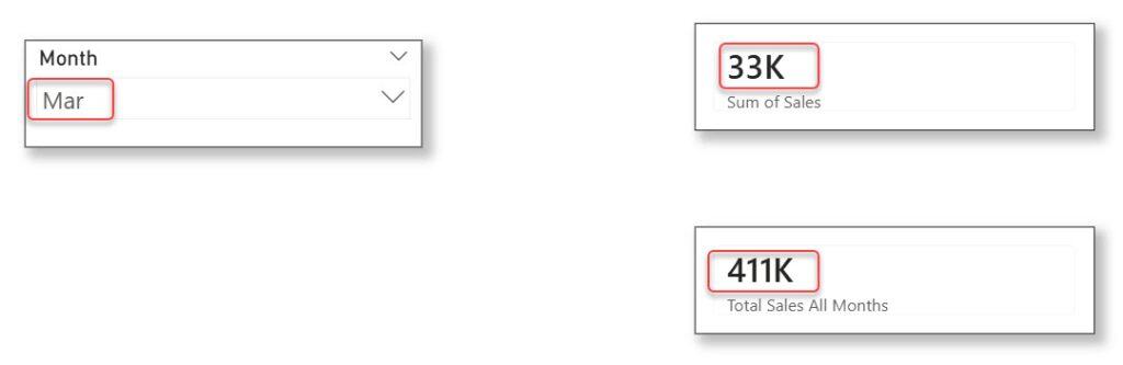 Power BI ALL Function