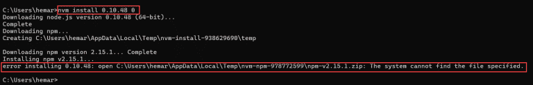 How to Install NVM in Windows