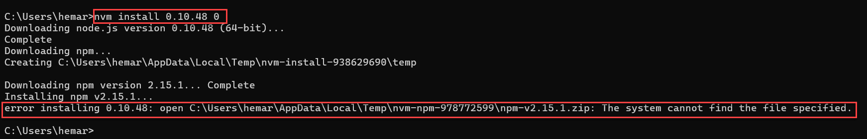 How to Install NVM in Windows