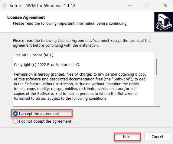 nvm install windows