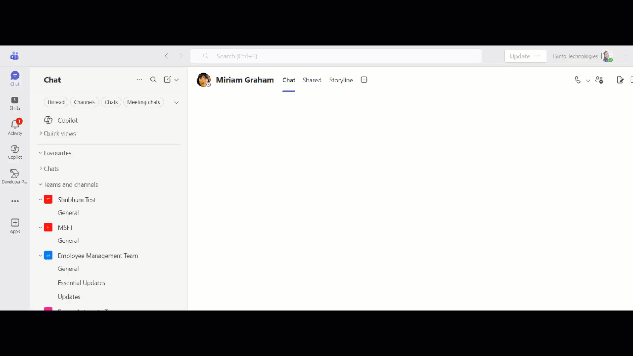 Browse the People App in Microsoft Teams