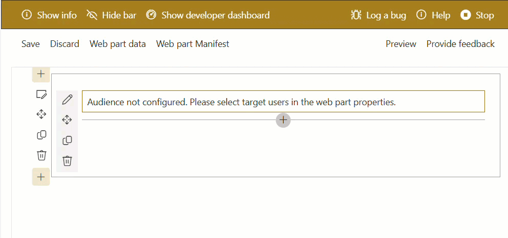 spfx webpart audience targeting using pnp js