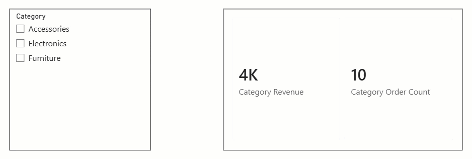 Power BI dynamic KPI measure using SELECTEDVALUE